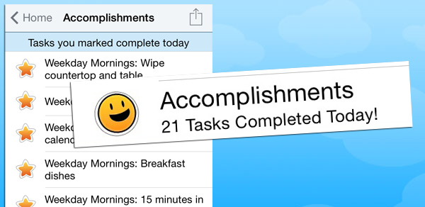 Accomplishments Screenshots