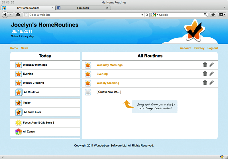 My.HomeRoutines.com