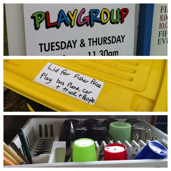 Tidy up time at Playgroup